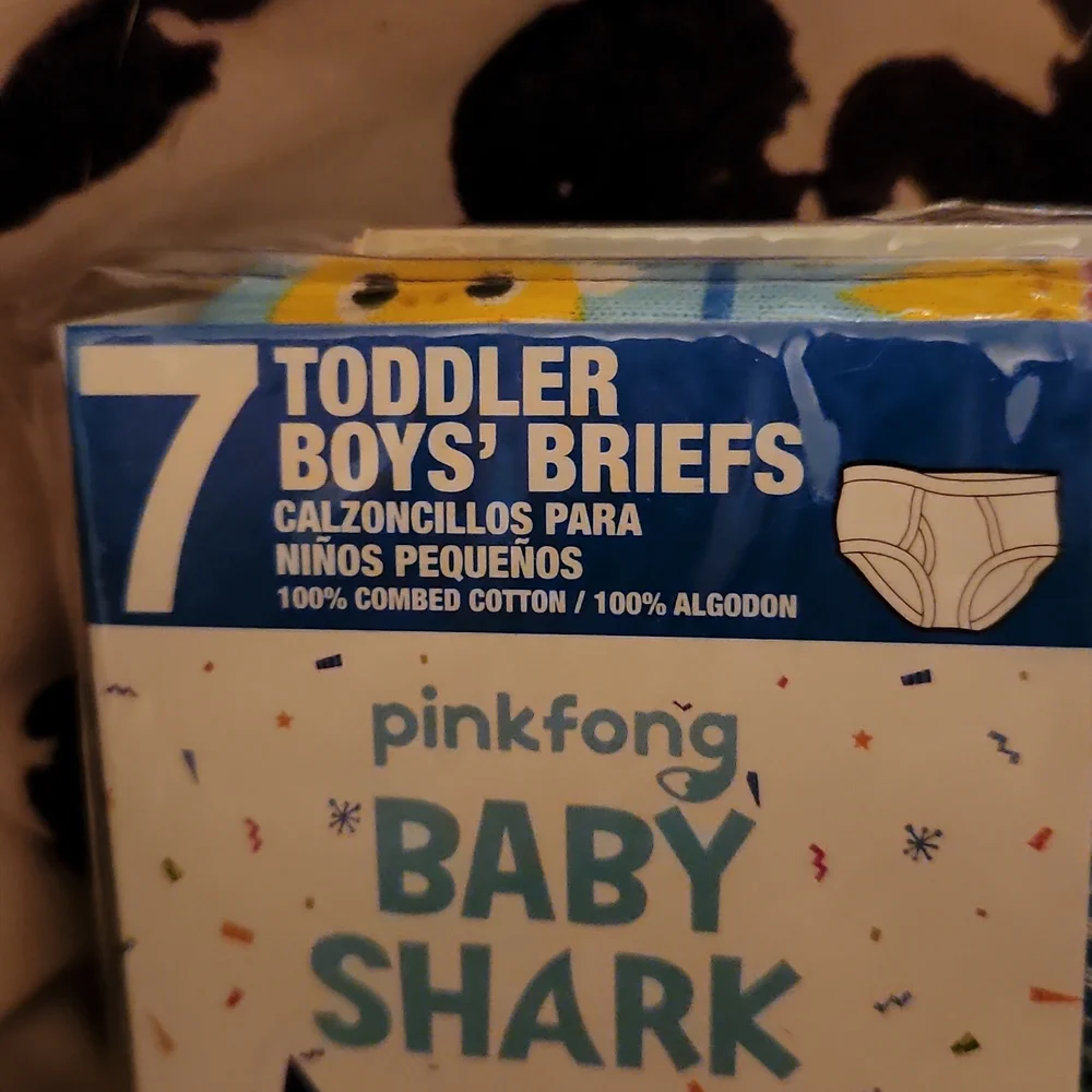 Baby Shark Briefs Toddler Size 18M